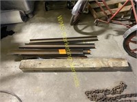 Steel C Channel - Approx. 3' Long, 5 Pieces