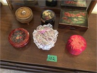 vintage jewelry boxes