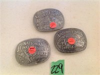 1992-1994 Hesston Belt Buckles