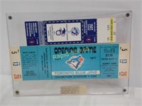 Toronto Blue Jays 1977 First Ever Game Ticket