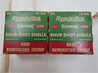 50 vintage Remington Kleanbore Shur Shot Shells