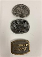 NFR buckles. 1983 and 1984   & Monroe country.