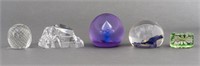 Glass Paperweights, 5