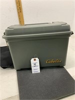 Cabelas Dry Storage Ammunition Lock Box Plastic