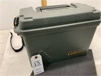 Cabelas Ammunition Lock Box with Handle Plastic