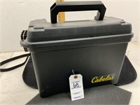 Cabelas Ammo Box with Latching Lid Plastic