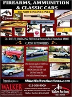 FIREARMS, AMMUNITION AND CLASSIC CARS