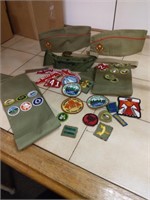 Lot of vintage Boy Scout items.