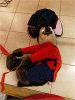 An American Tail mouse backpack.
