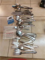 Vintage 1847 Roger Bros. Silverplate cutlery lot.