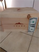 Wood wine box.