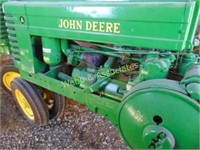 JD Model A war tractor, converted to electric,