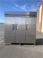 True 3 Door Restaurant Kitchen Refrigerator
