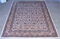 Approximately 5'x7' machine made Oriental rug