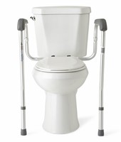 Medline Guardian Toilet Safety Rails, 300-lb. Weig