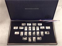 1984 Sterling Silver US Olympic Postage Stamps
