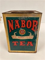 Nabob tea tin