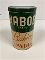 Nabob Baking Powder tin.