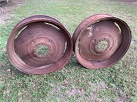 (2) 40" tractor wheels