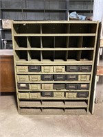 Rustic hardware storage bins