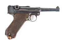 Gun Erfurt Luger P08 Semi Auto Pistol 9mm