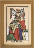 "La Papesse" Tarot Card Serigraph