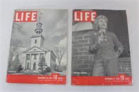 Vintage Collectible Wartime Life Magazines