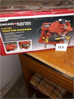 Chicago Electric chain saw sharpener