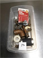 Copper pipe fittings hardware lot