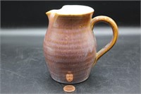 "Rye Sharp" Lavender/Brown Drip Pitcher