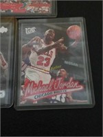 5 Michael Jordan 1990's Basketball Cards