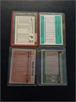 30 Baseball Cards From 1970s-1990s