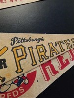 4 Vintage Baseball Pennants