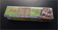 1987 Topps Baseball Official Complete Set
