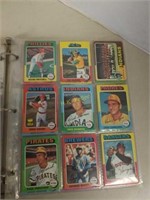 Binders of Baseball Cards