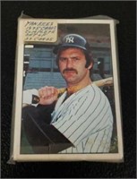 1975 Yankees Complete Set of 23 Baseball Cards
