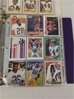 2 Binders of 1970's-1990's Football Cards