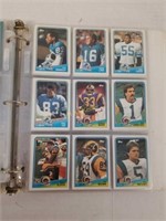 2 Binders of 1970's-1990's Football Cards