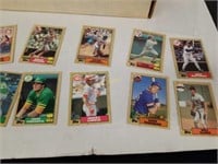 1987 and 1989 Topps Baseball Card Sets