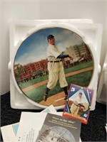 3 Legends of Baseball Collectable Plates