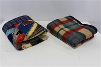Vintage Patchwork Quilt & Throw Blanket