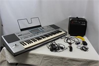 Korg PA 50 Keyboard & First Act Amp