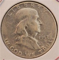 1952-D Franklin Half Dollar