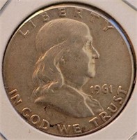 1961 Franklin Half Dollar