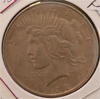 1922 Peace Dollar