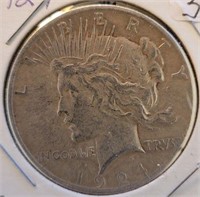 1924 Peace Dollar