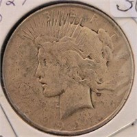 1927-D Peace Dollar