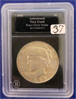 1935-S Peace Dollar