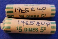 2 Rolls of Dimes