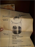 Sears mini spray gun set
